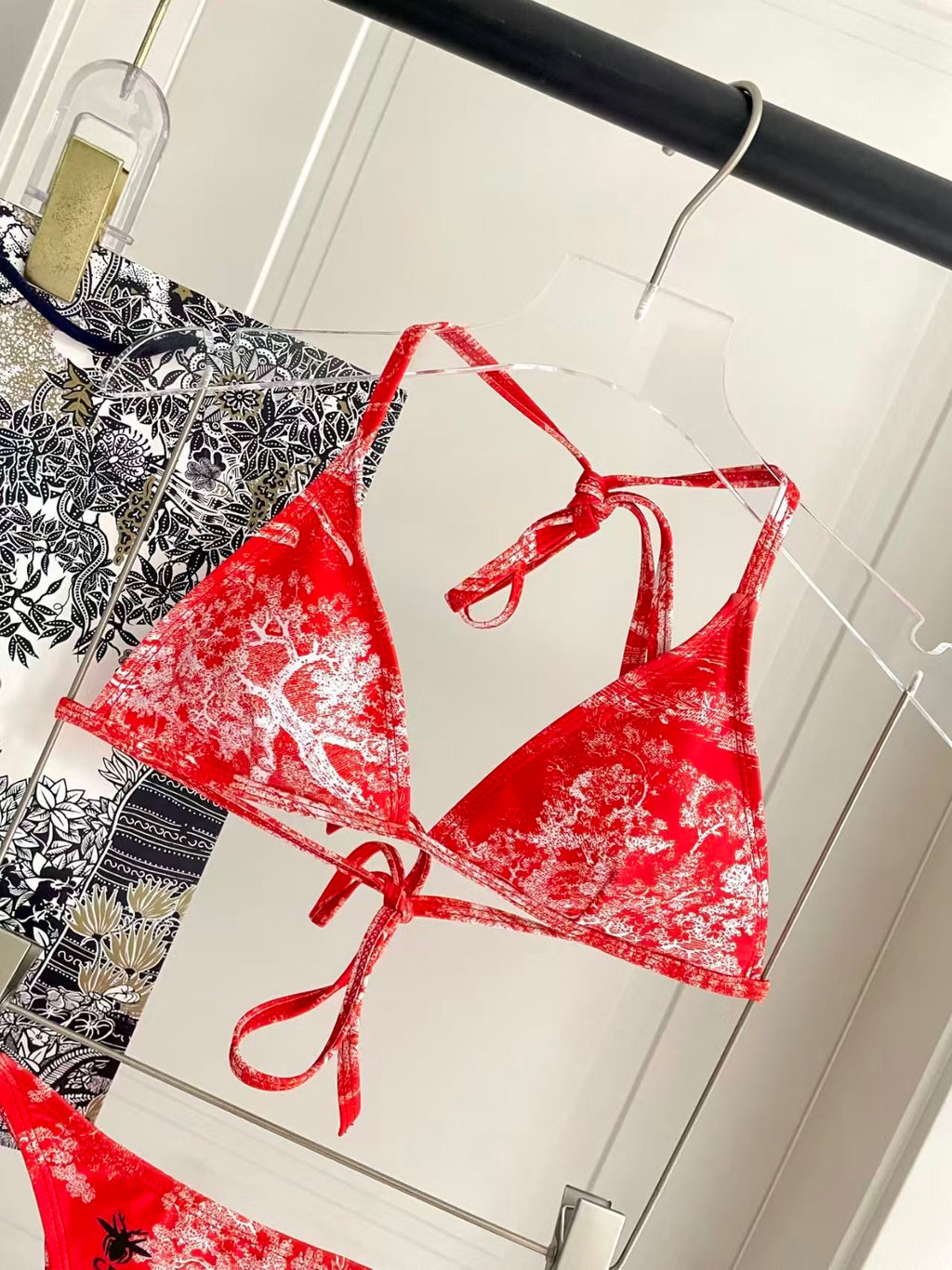 Hot selling animal print camisole swimsuit
