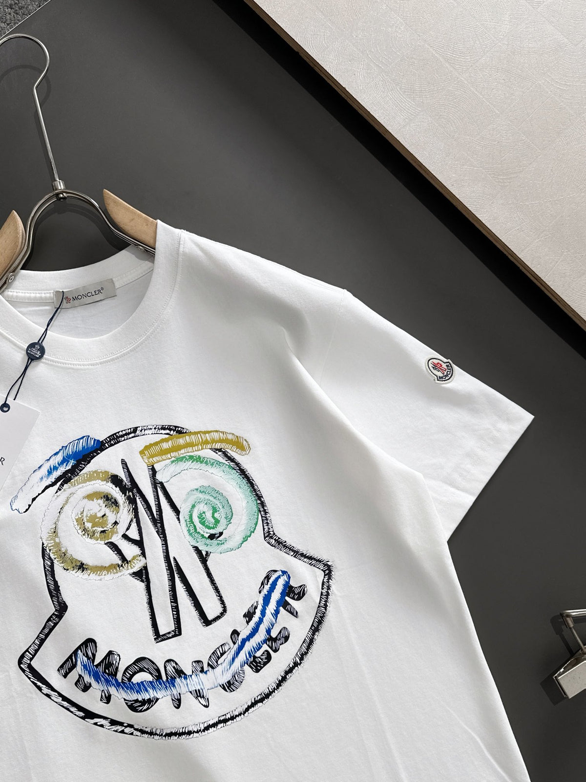 New round neck high-end pure cotton short sleeved T-shirt