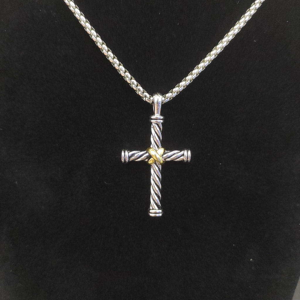 Colored Cross Necklace