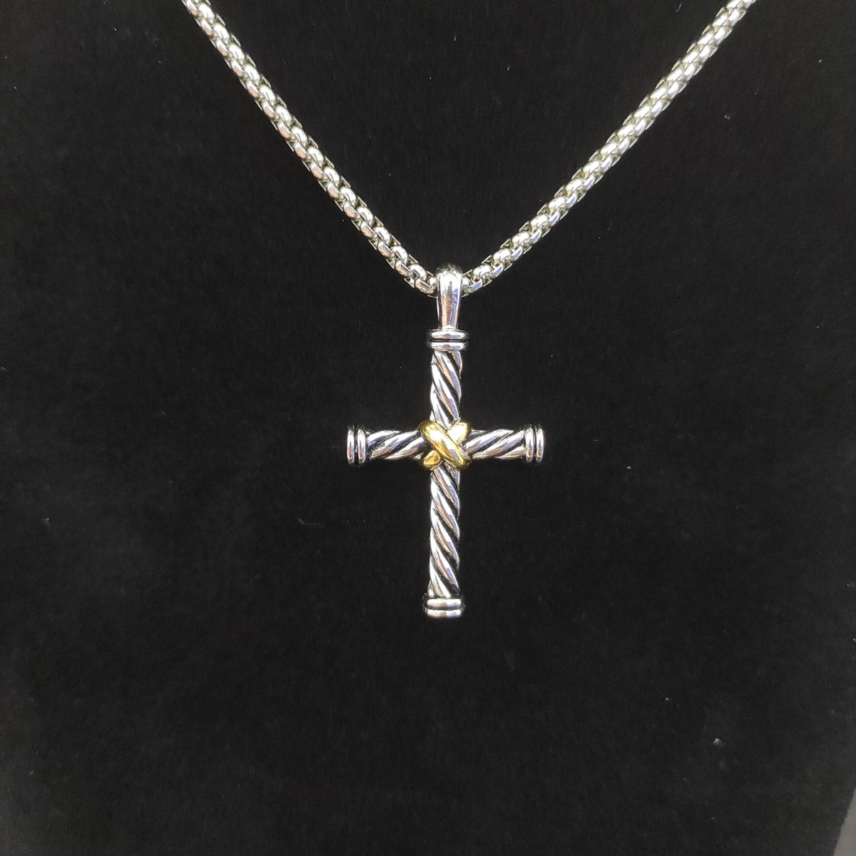 Colored Cross Necklace