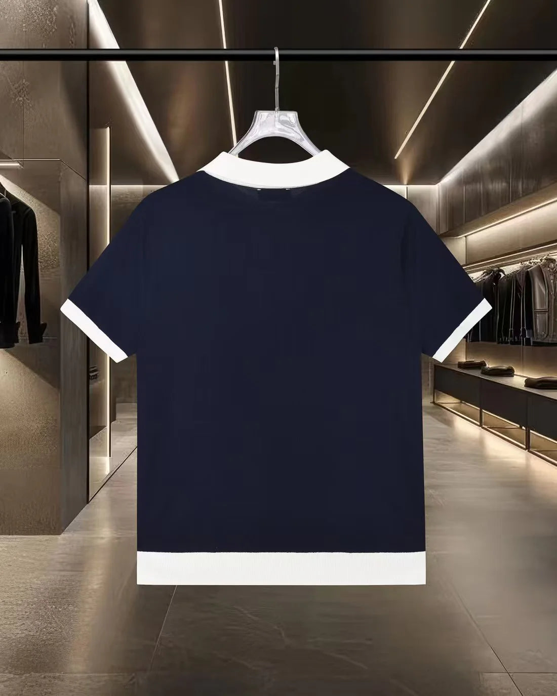 New Knitted Short Sleeve Polo Shirt