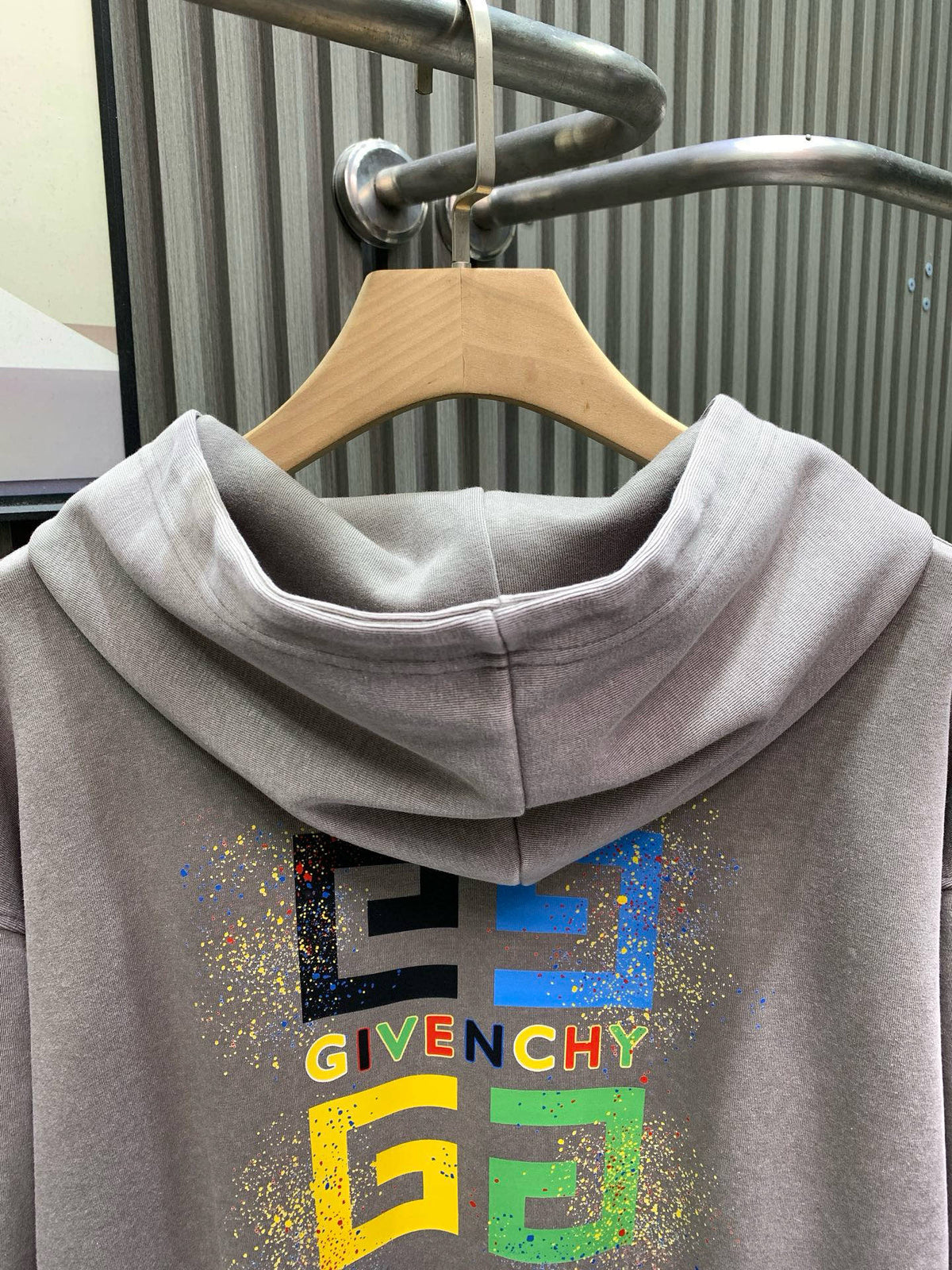 New autumn and winter vintage washed hooded sweatshirt
