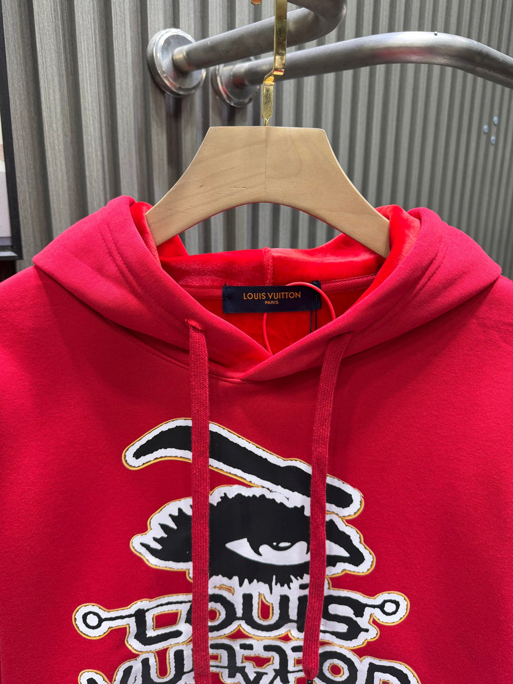Double stranded cotton hoodie