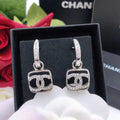Diamond studded earrings