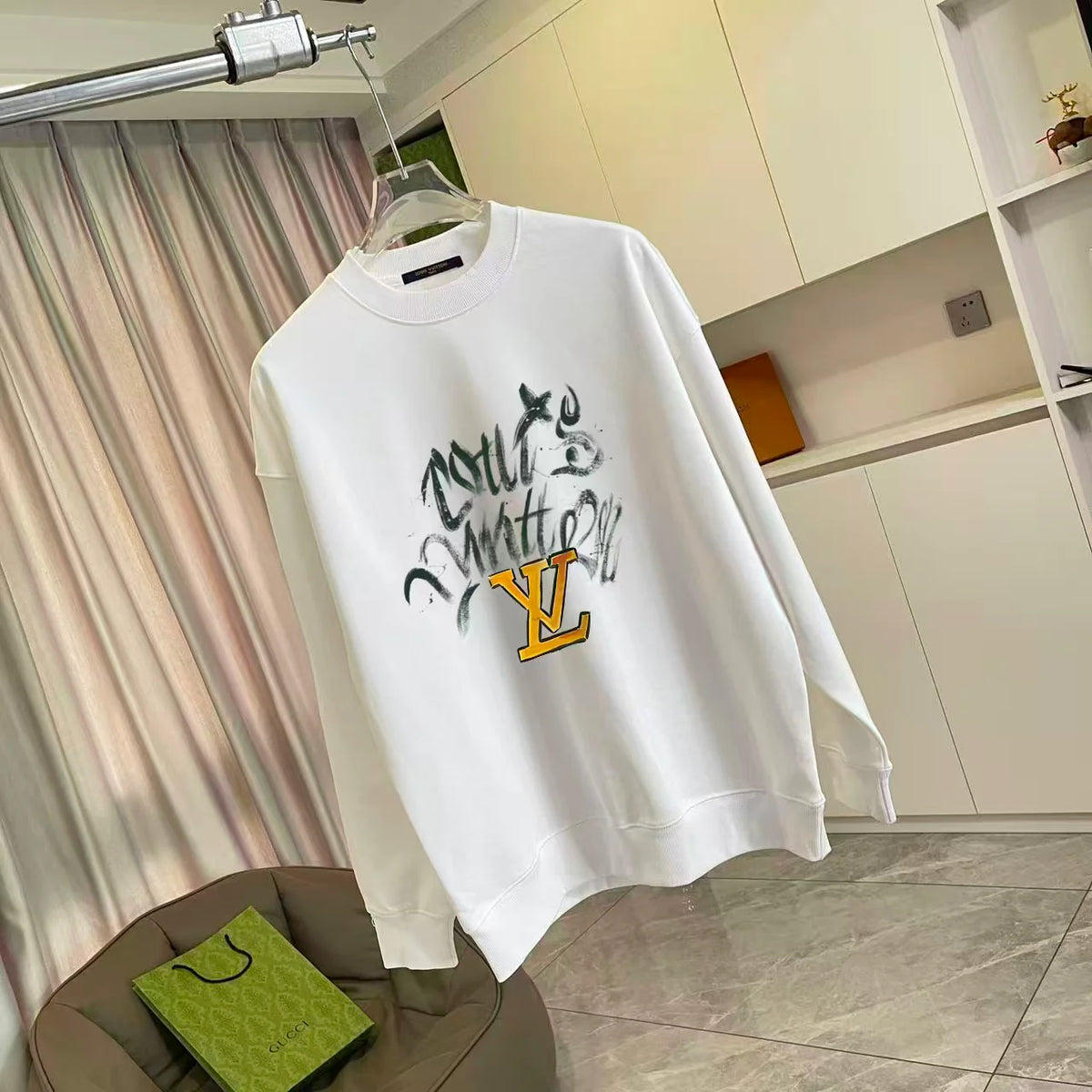 New printed letter hoodie