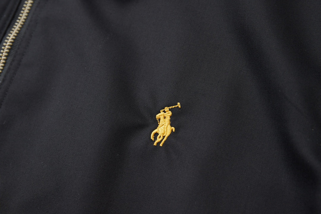 Back double polo player Harrington jacket jacket