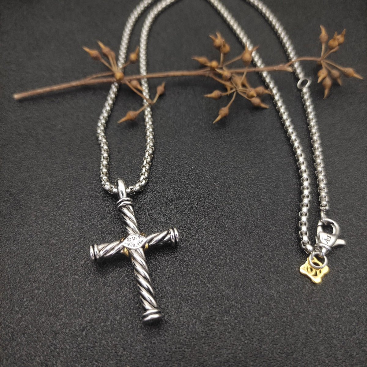Colored Cross Necklace