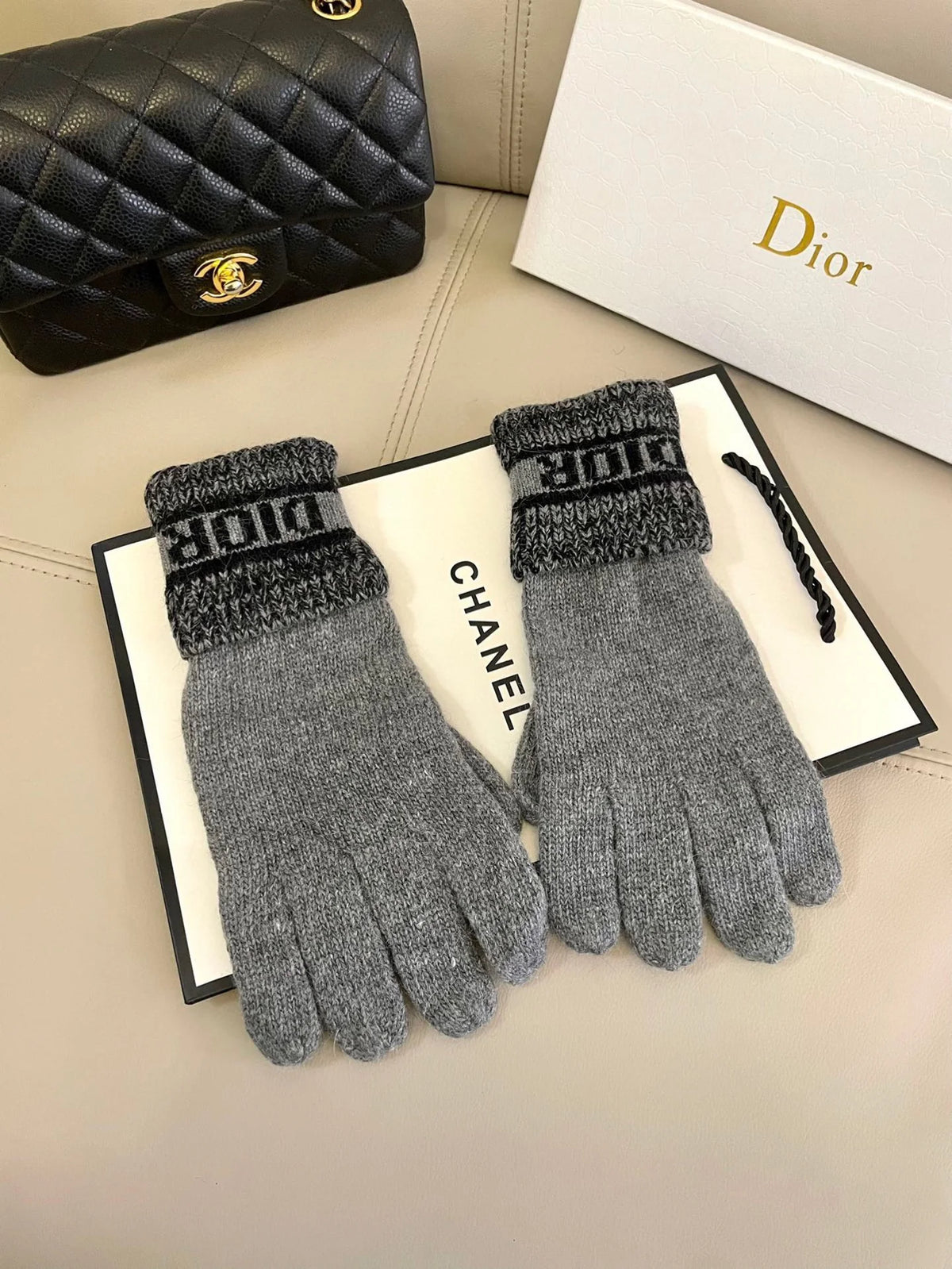 Wool Knitted Gloves 🧤 Candy Solid Color Series