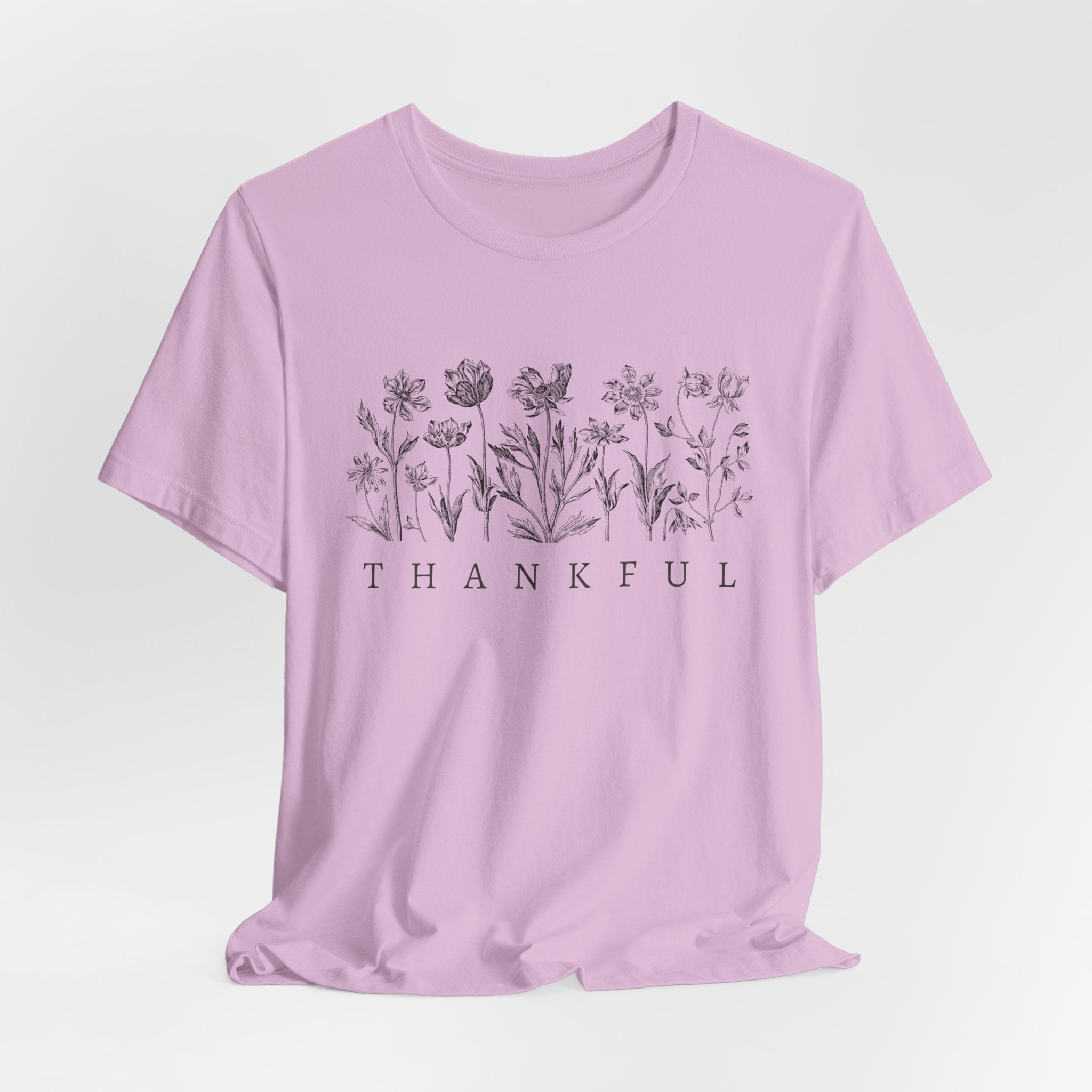 Thankful Faith Inspired Christian T Shirt for Christian Women