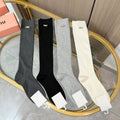 New letter calf socks