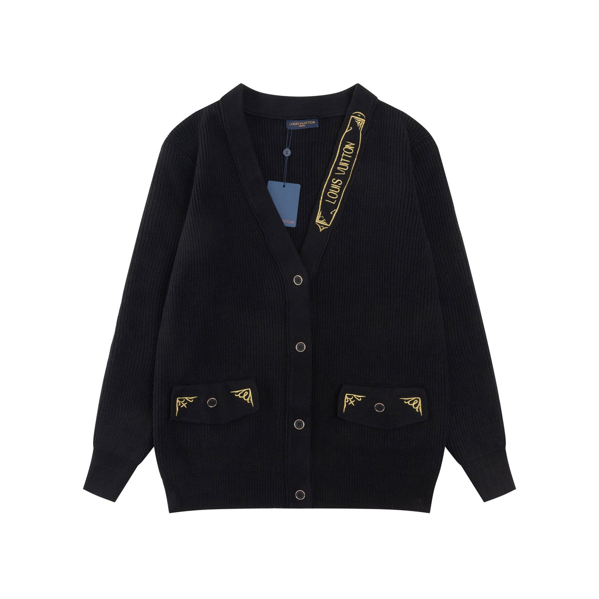 New embroidered logo wool knitted sweater sweater