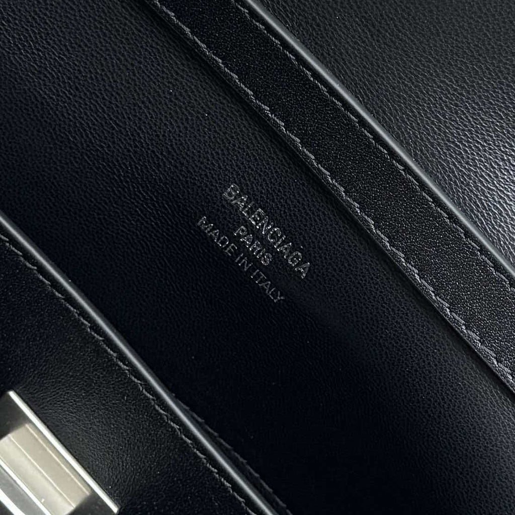 Black Silver Postman Bag