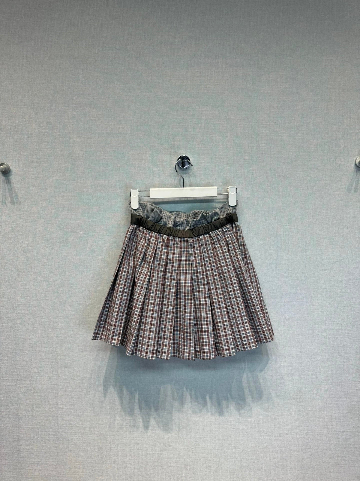 25 Spring and Summer New Plaid Pleated Skirt
