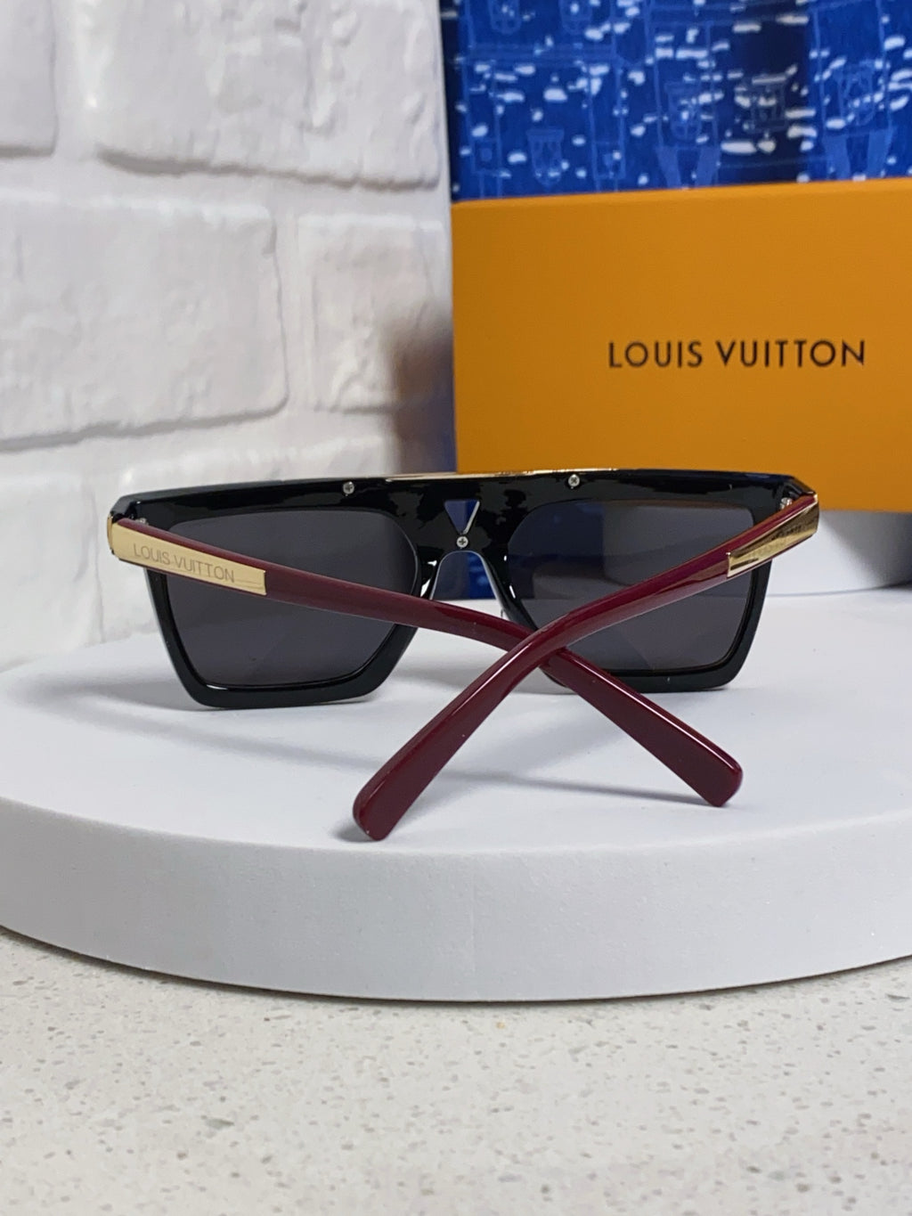 New Korean style personalized wide edge thick frame sunglasses