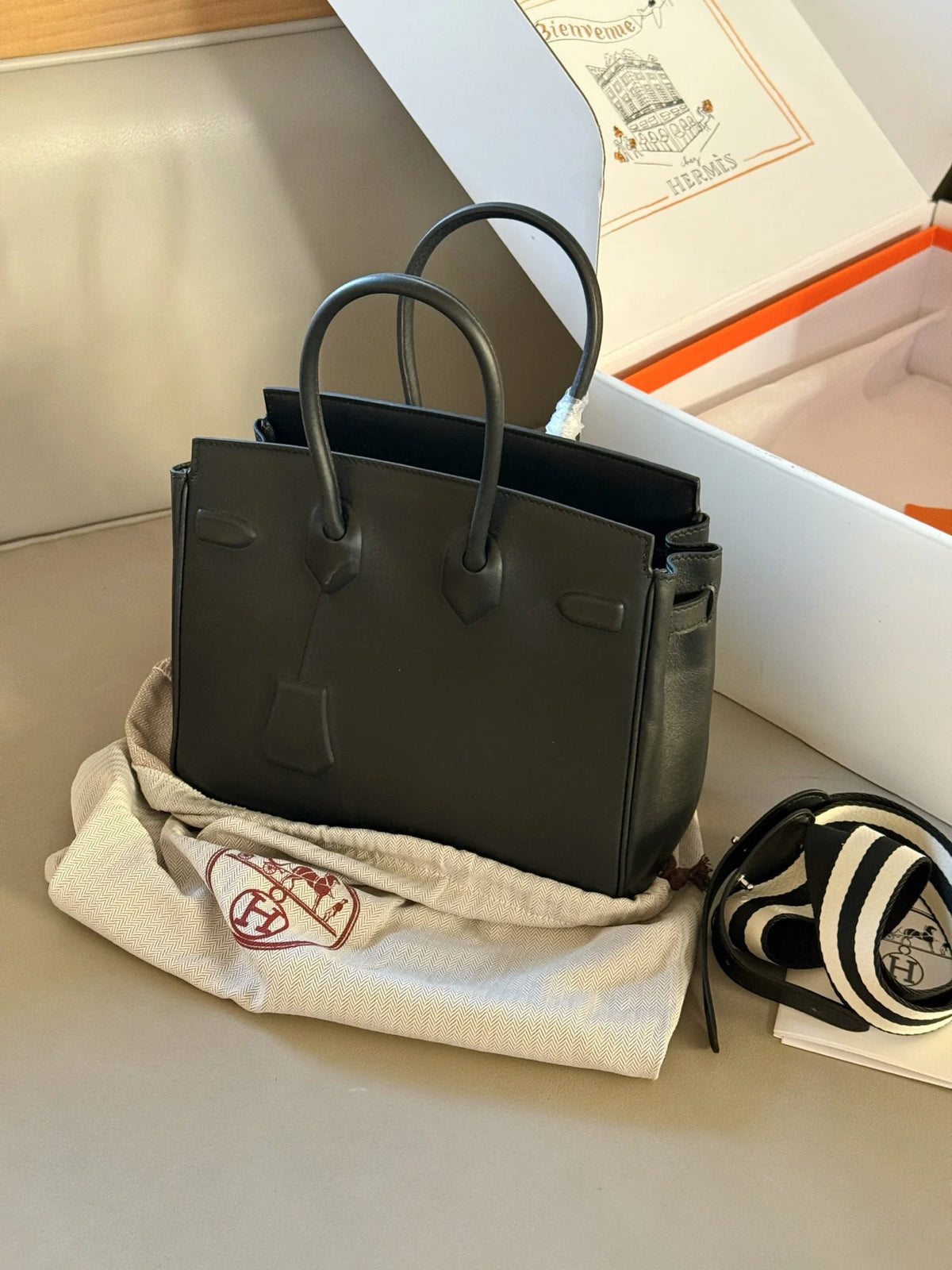 Cow skin mother platinum bag