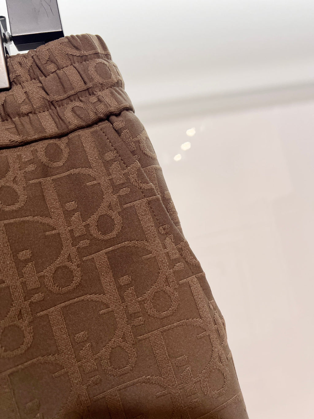 Full of floral letters, towel, jacquard casual shorts