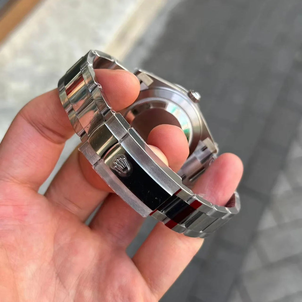 Classic White Silver - 904L Steel- Automatic Watch - 41mm