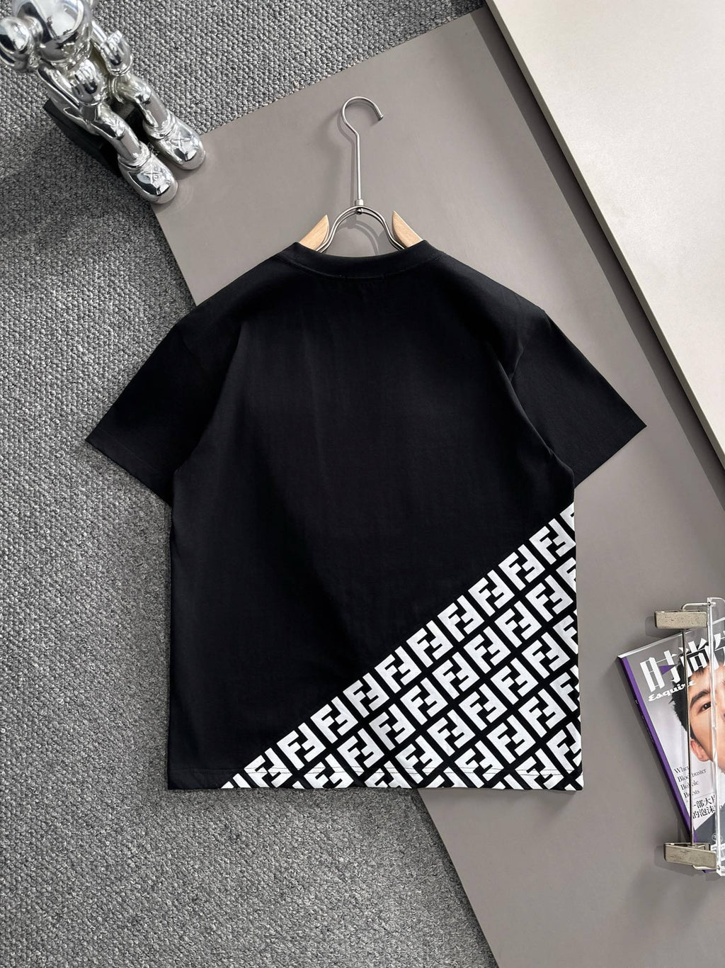 Half All-Over Print T-Shirt