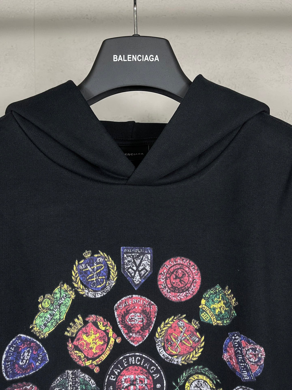 Computer direct printing hooded long sleeved sweatshirt