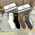 New letter high socks