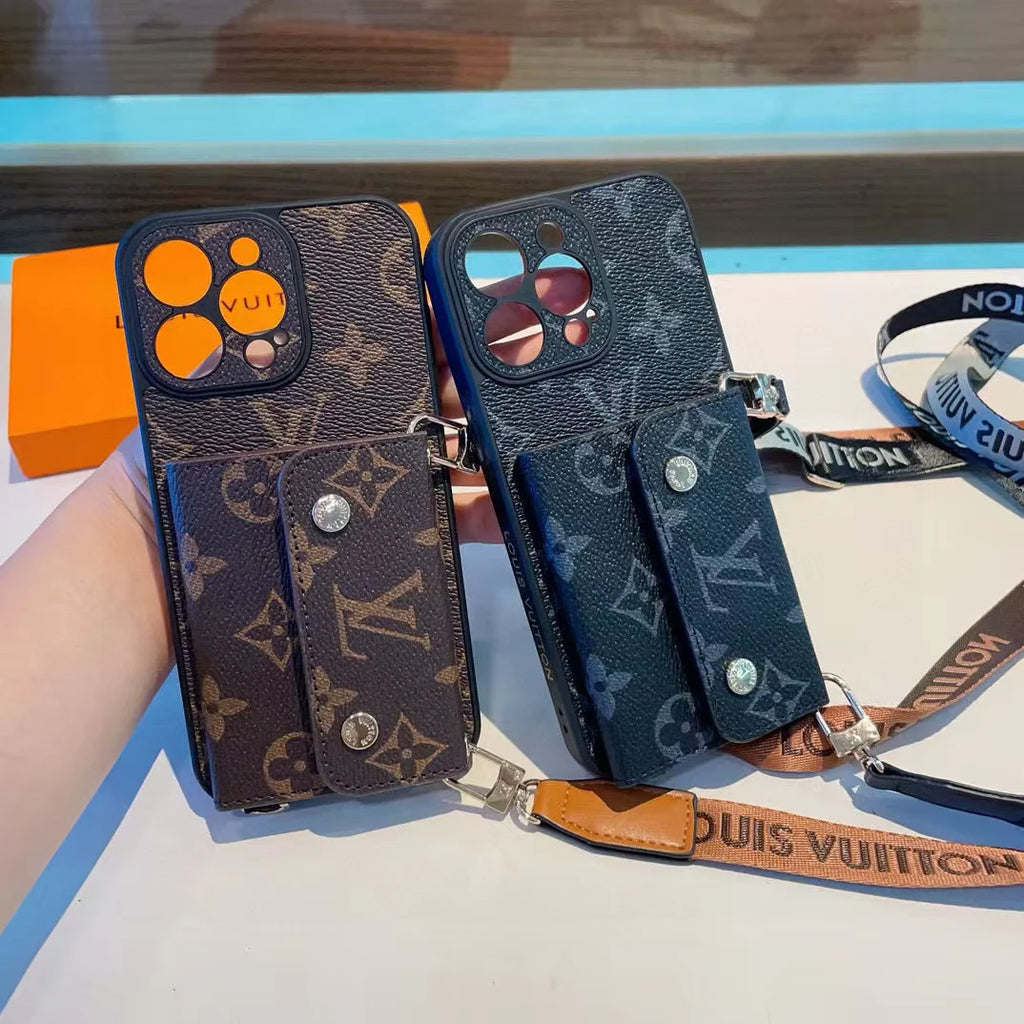 Crossbody card bag phone case