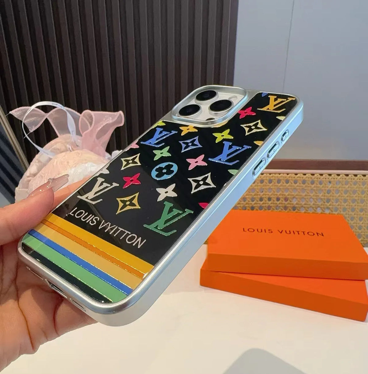 Electroplated glass magnetic phone case