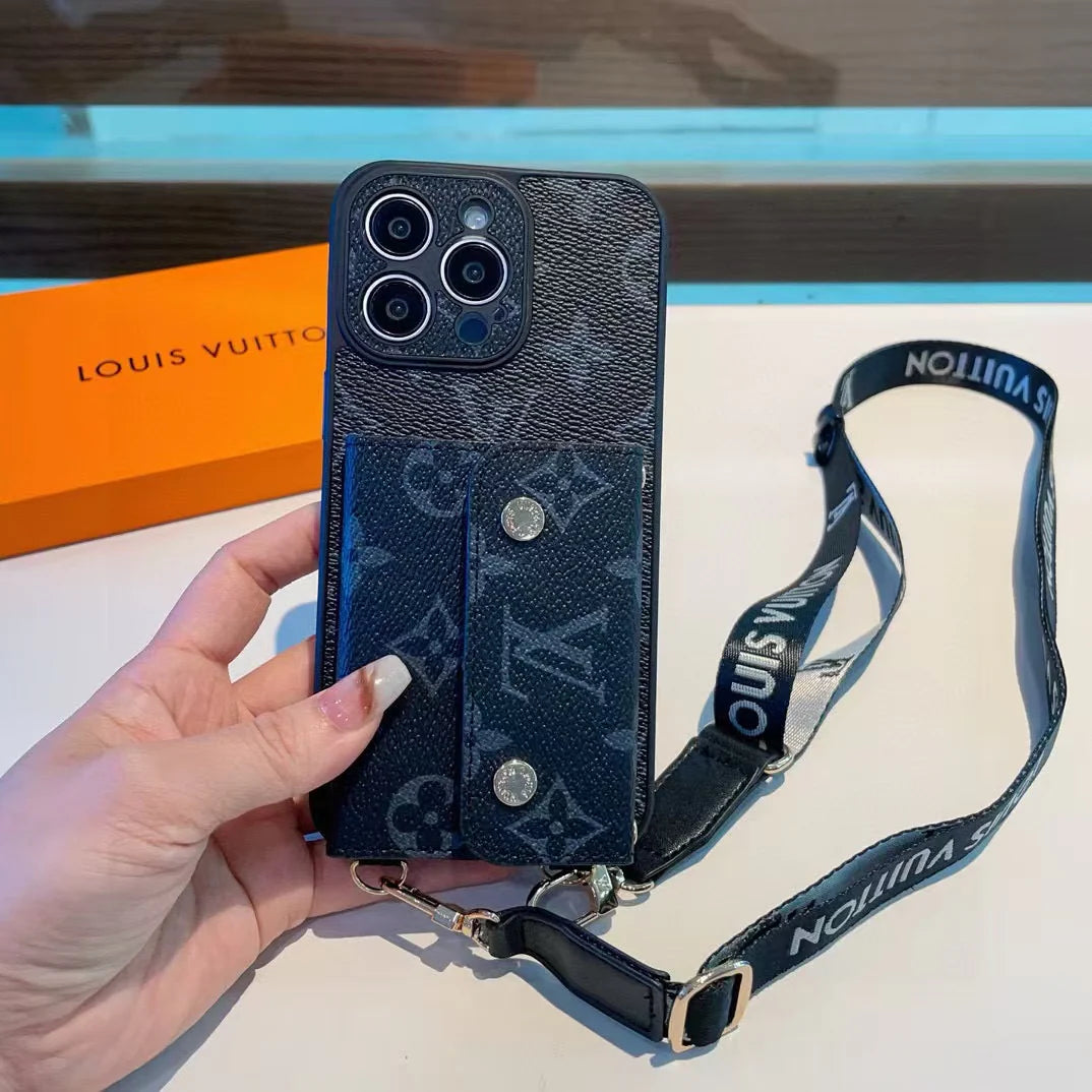 Crossbody card bag phone case