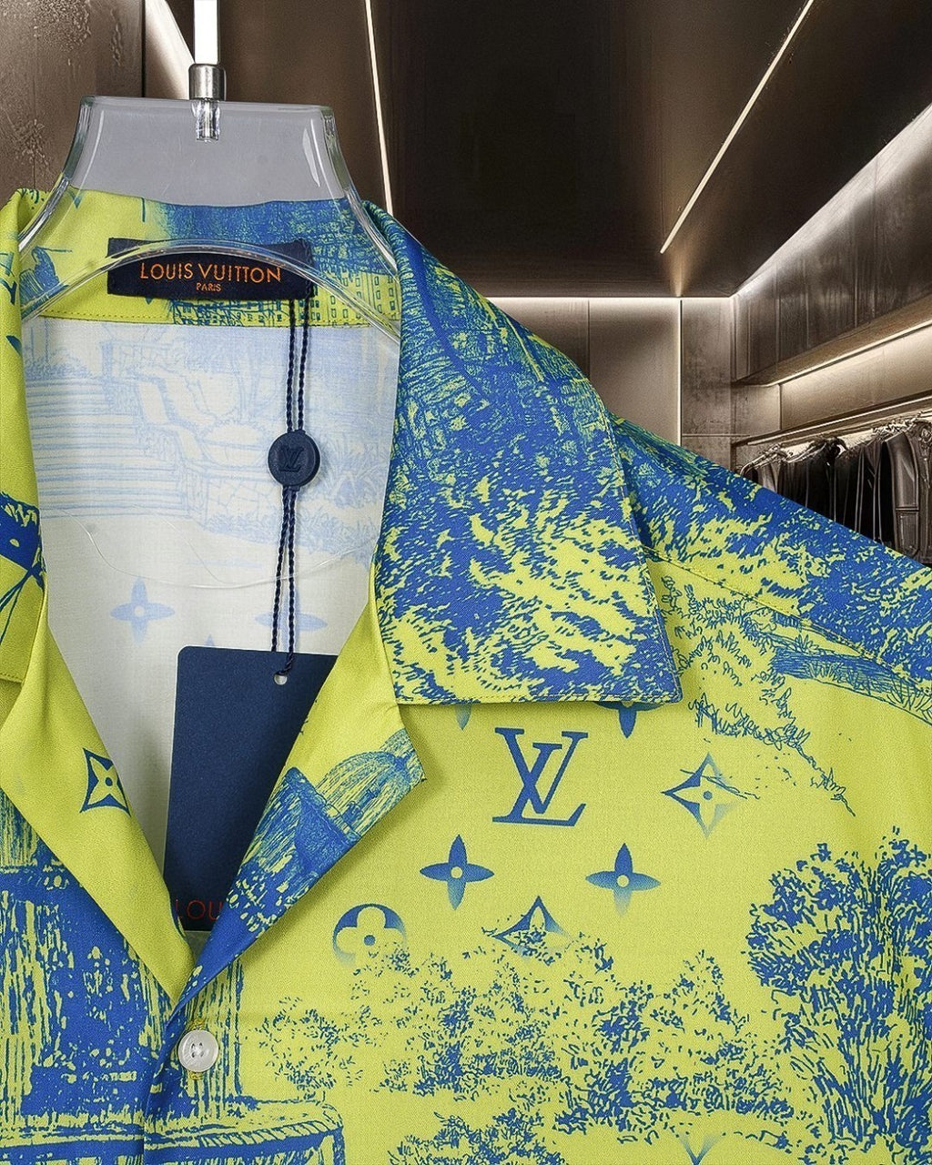 Digital printed short sleeved shirt