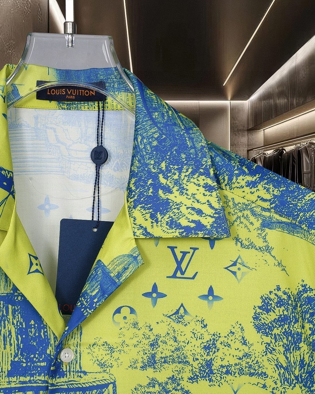 Digital printed short sleeved shirt