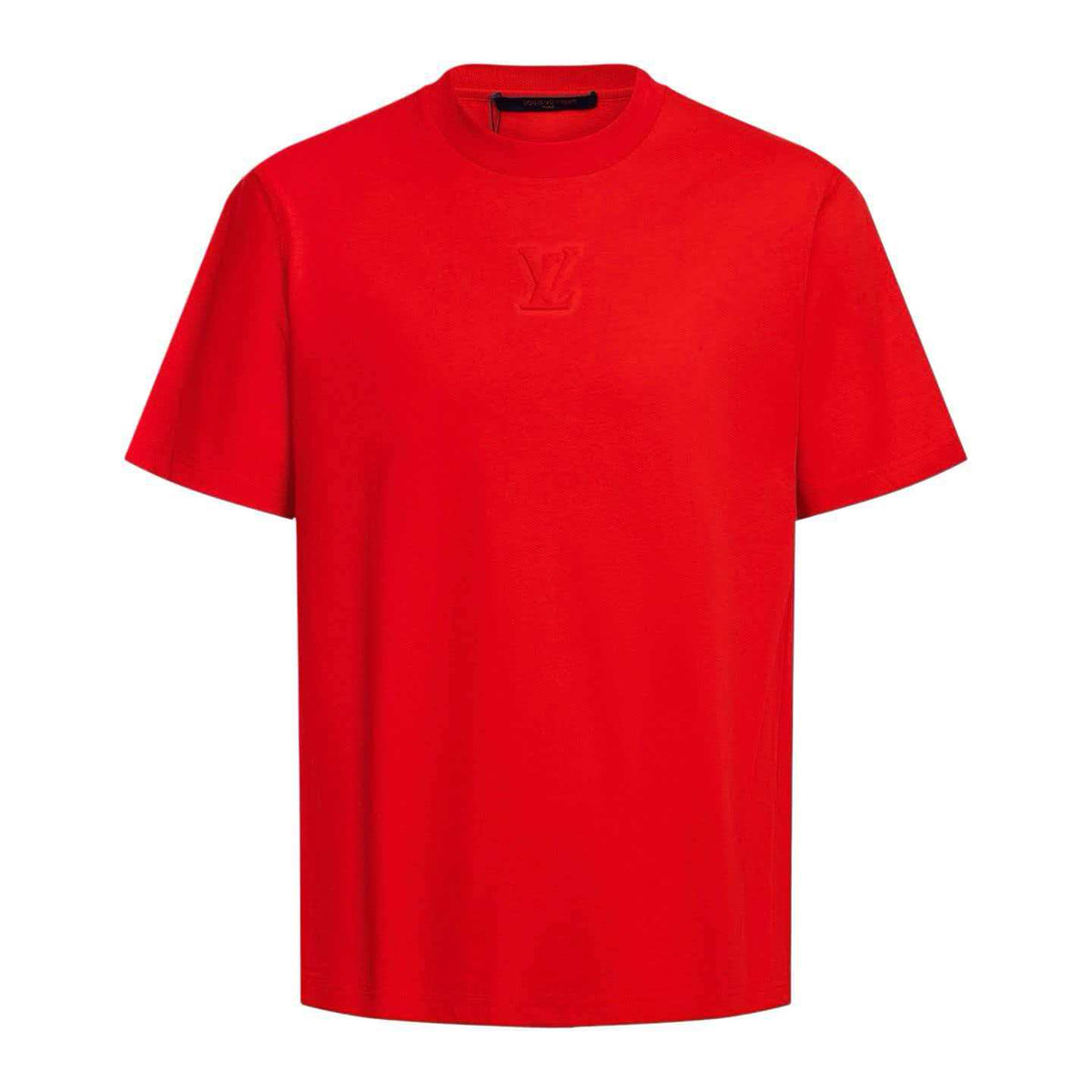 Embossed embossed short sleeved T-shirt