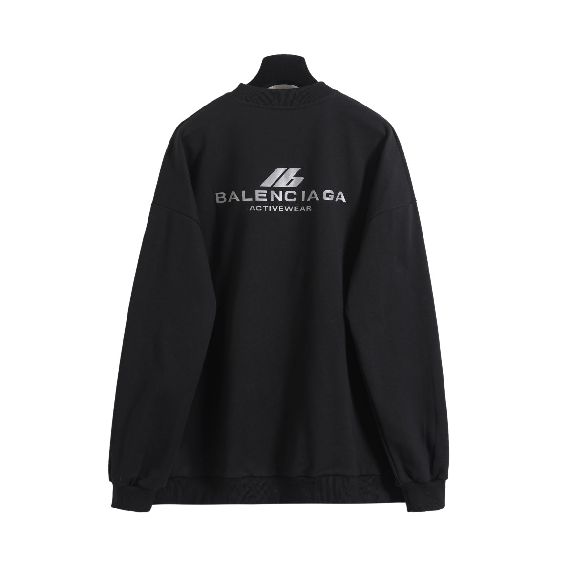 Laser reflective round neck sweatshirt