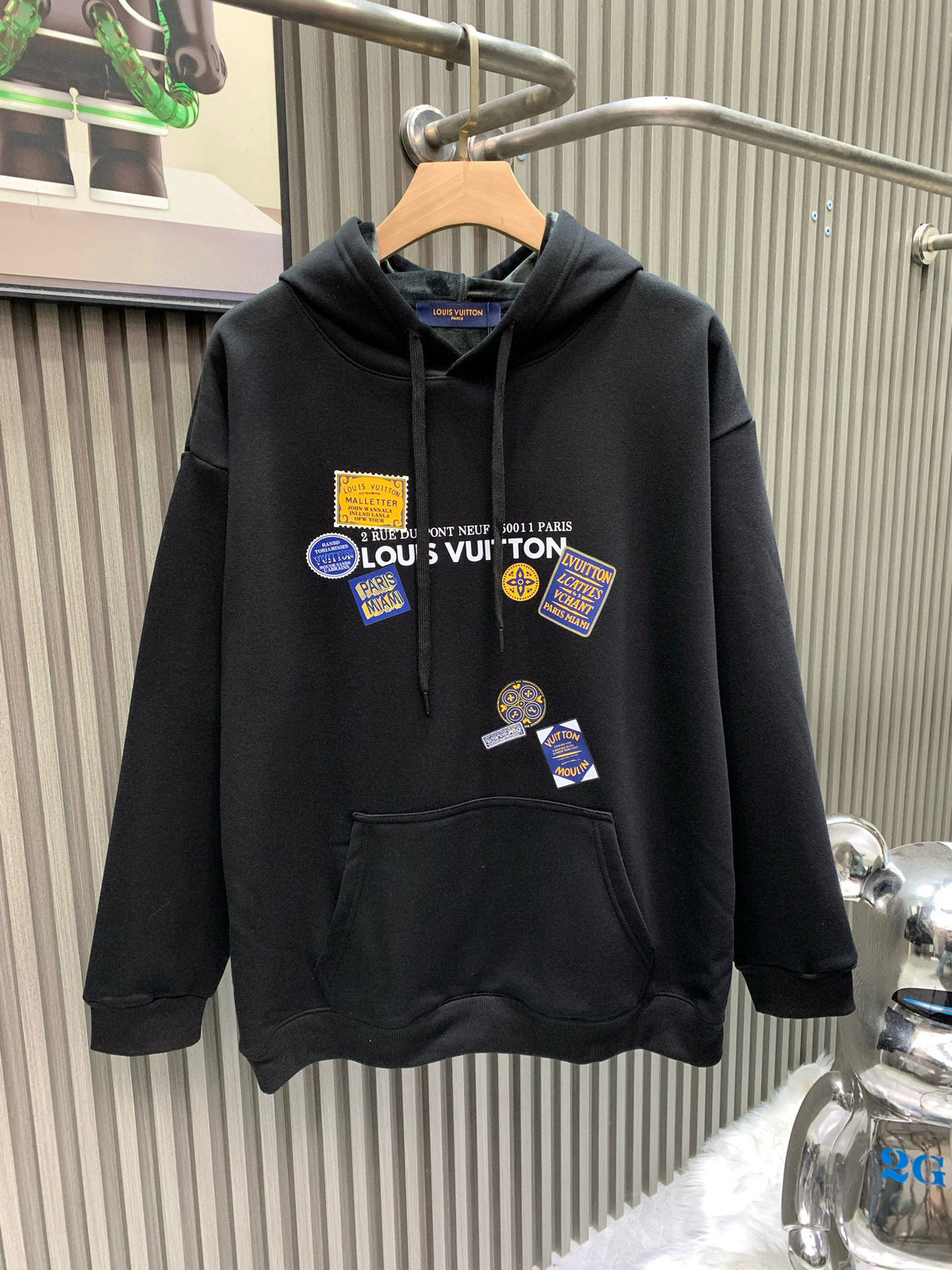 New printed hooded sweatshirt