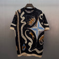 Navigation Totem Short Sleeve Knitted Shirt