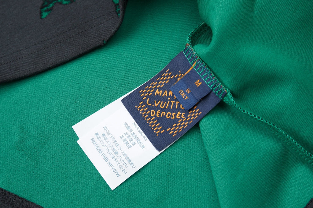 Classic logo burned jacquard short sleeved shirt