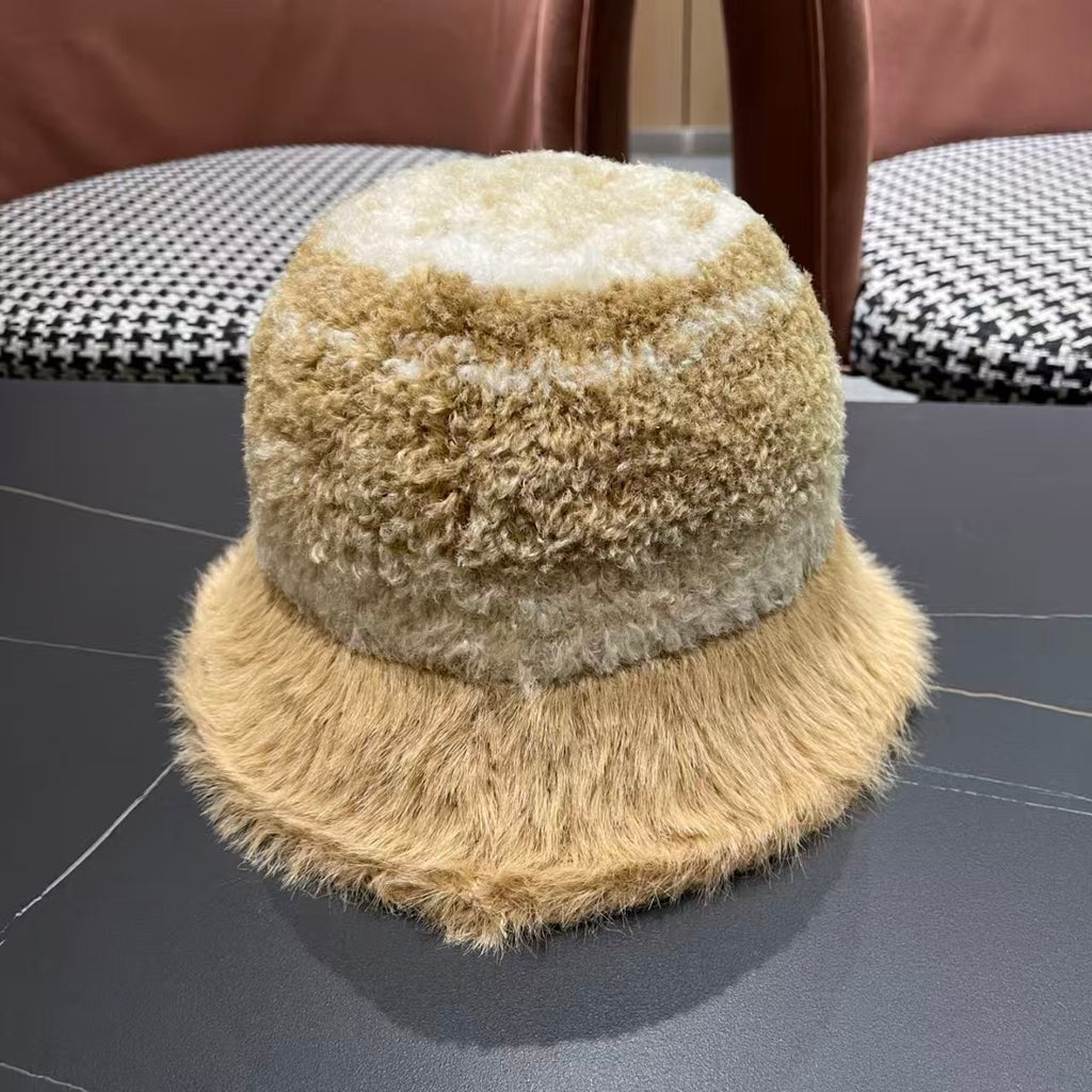 New Rainbow Knitted Basin Hat