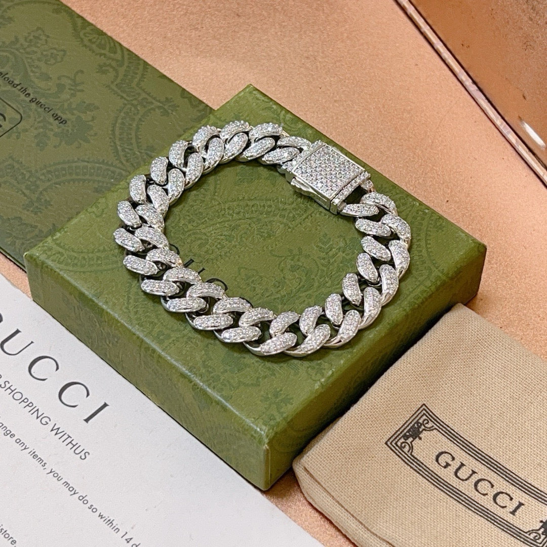 Full Diamond Luxury Hip Hop Bracelet