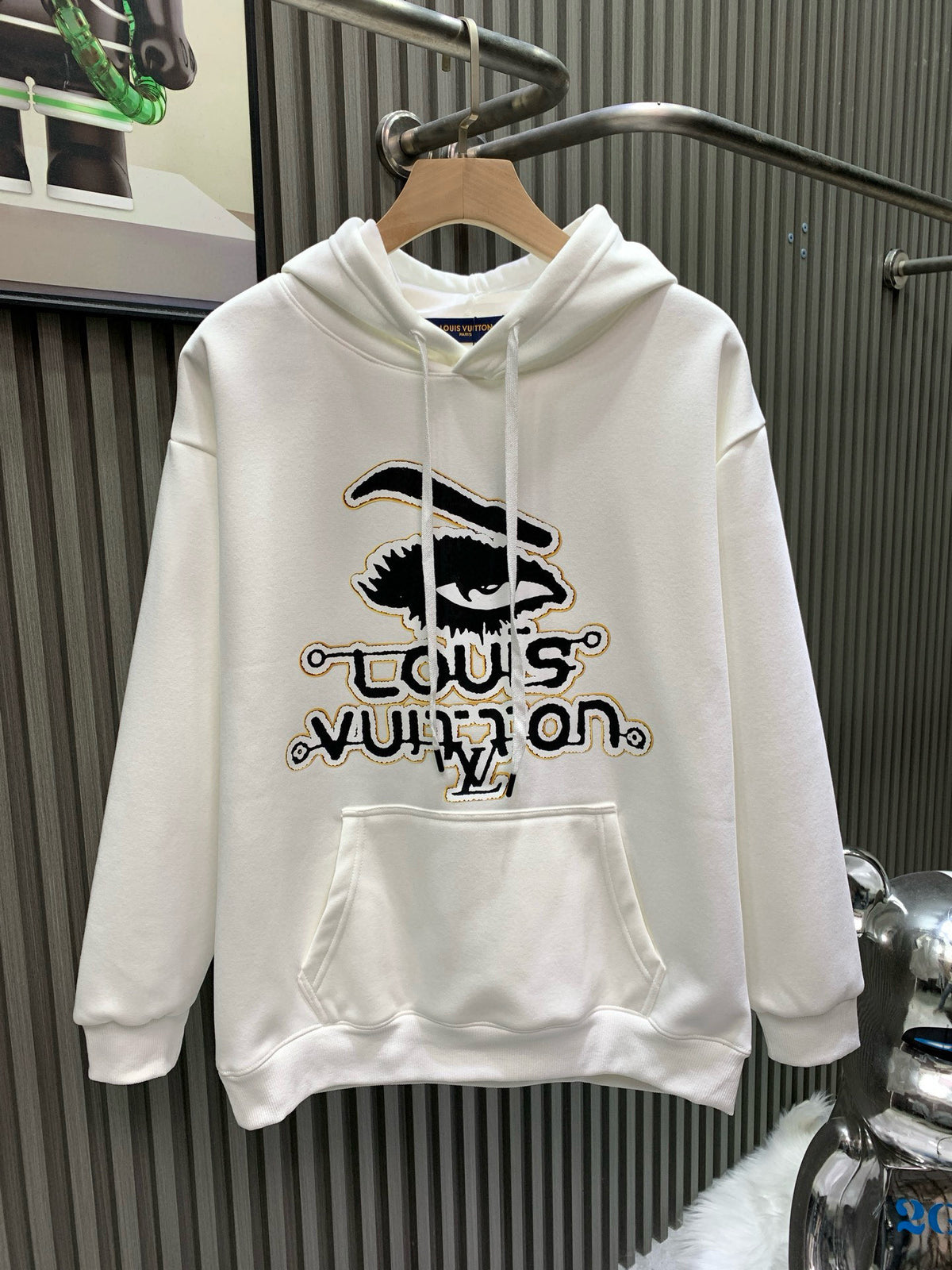 Double stranded cotton hoodie