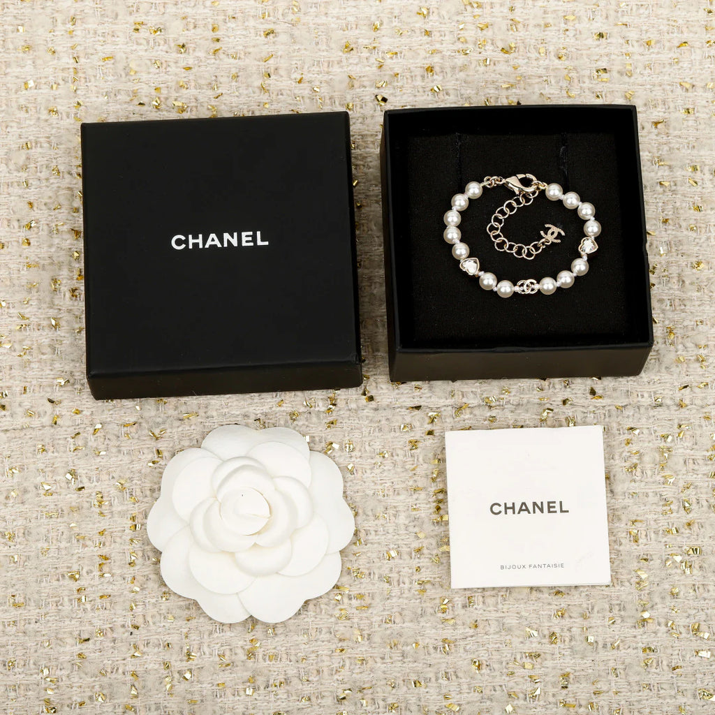 Love Diamond Pearl Bracelet