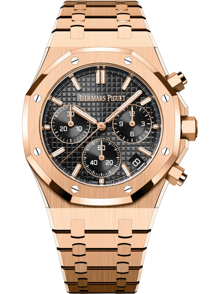 Black - Rosegold 904L Steel - Quartz - 41mm