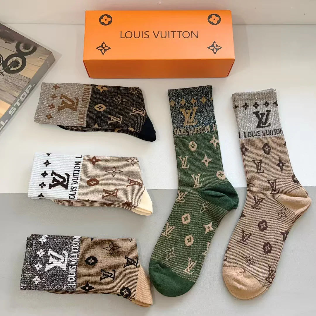 New letter long tube socks