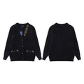 New embroidered logo wool knitted sweater sweater