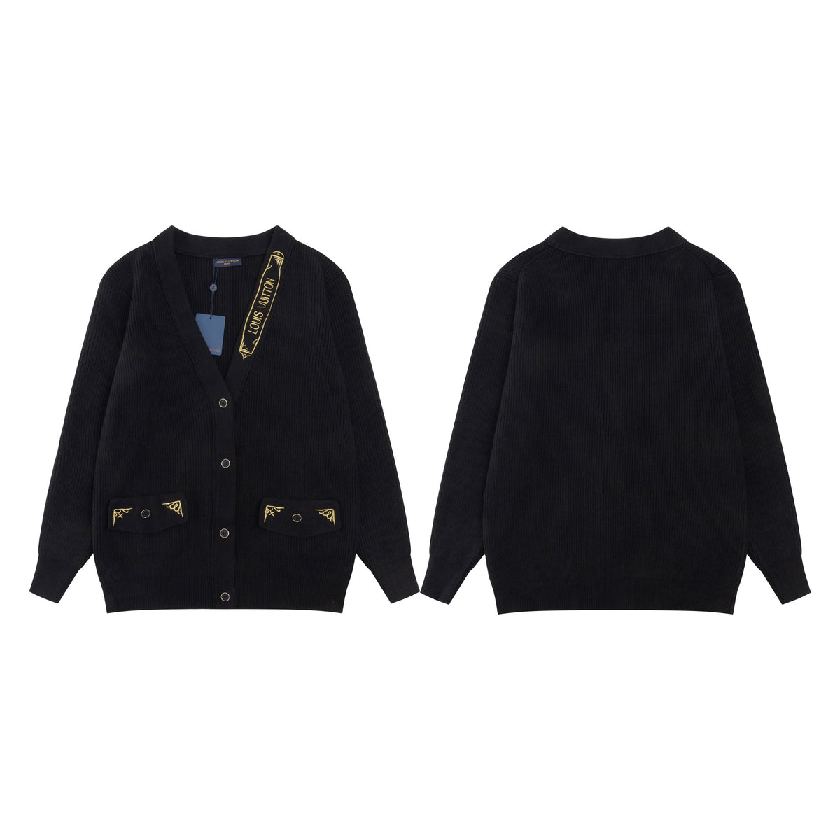 New embroidered logo wool knitted sweater sweater