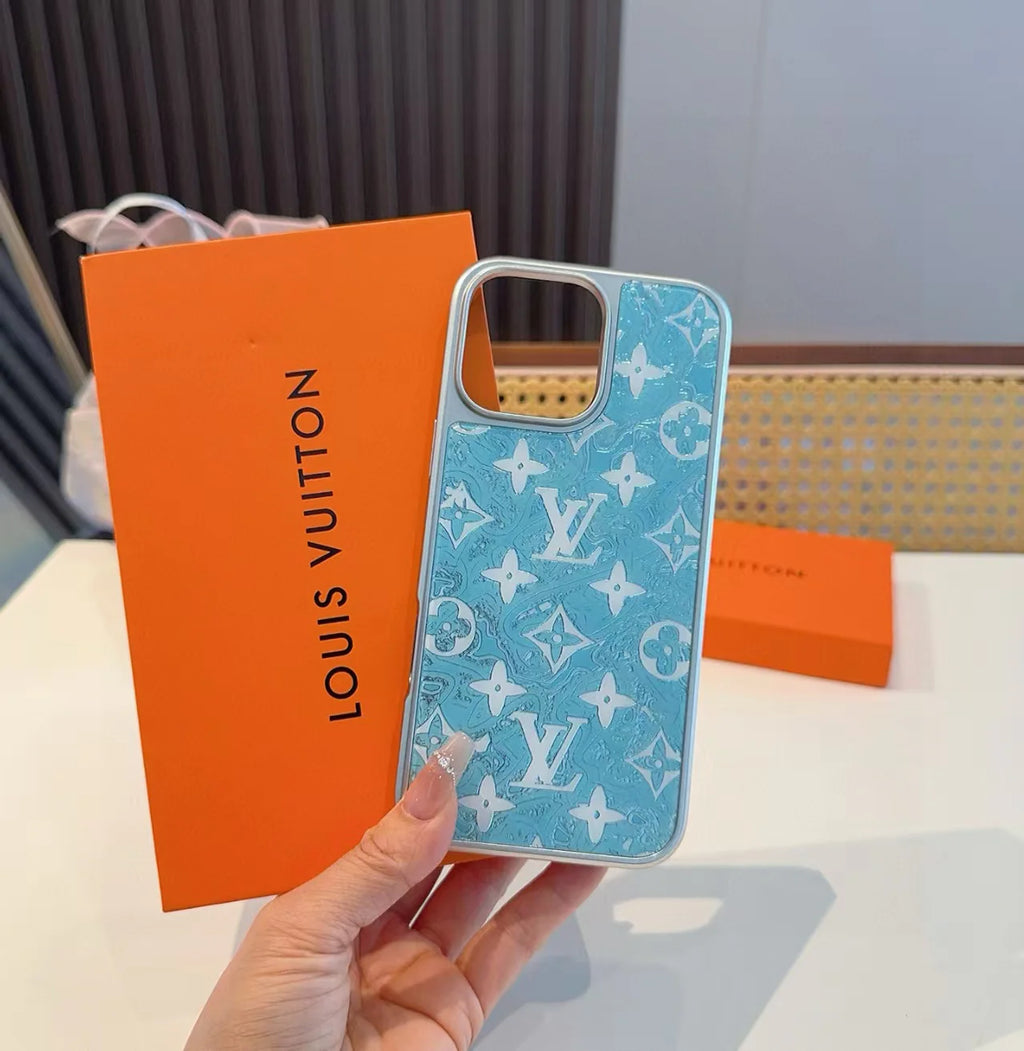 Electroplated glass magnetic phone case