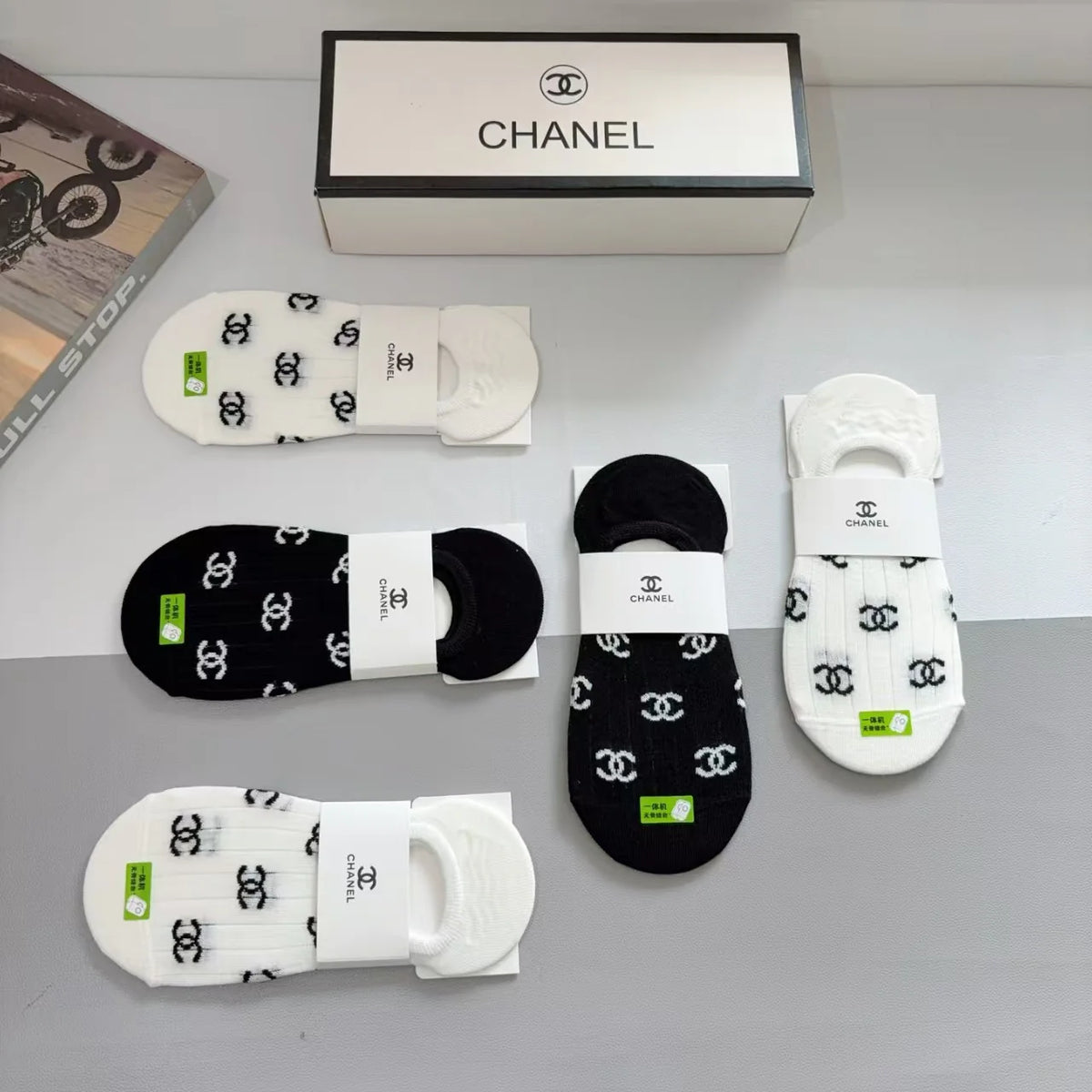New bamboo cotton breathable boat socks