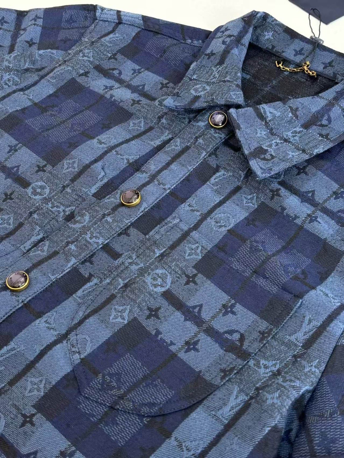 New plaid jacquard jacket