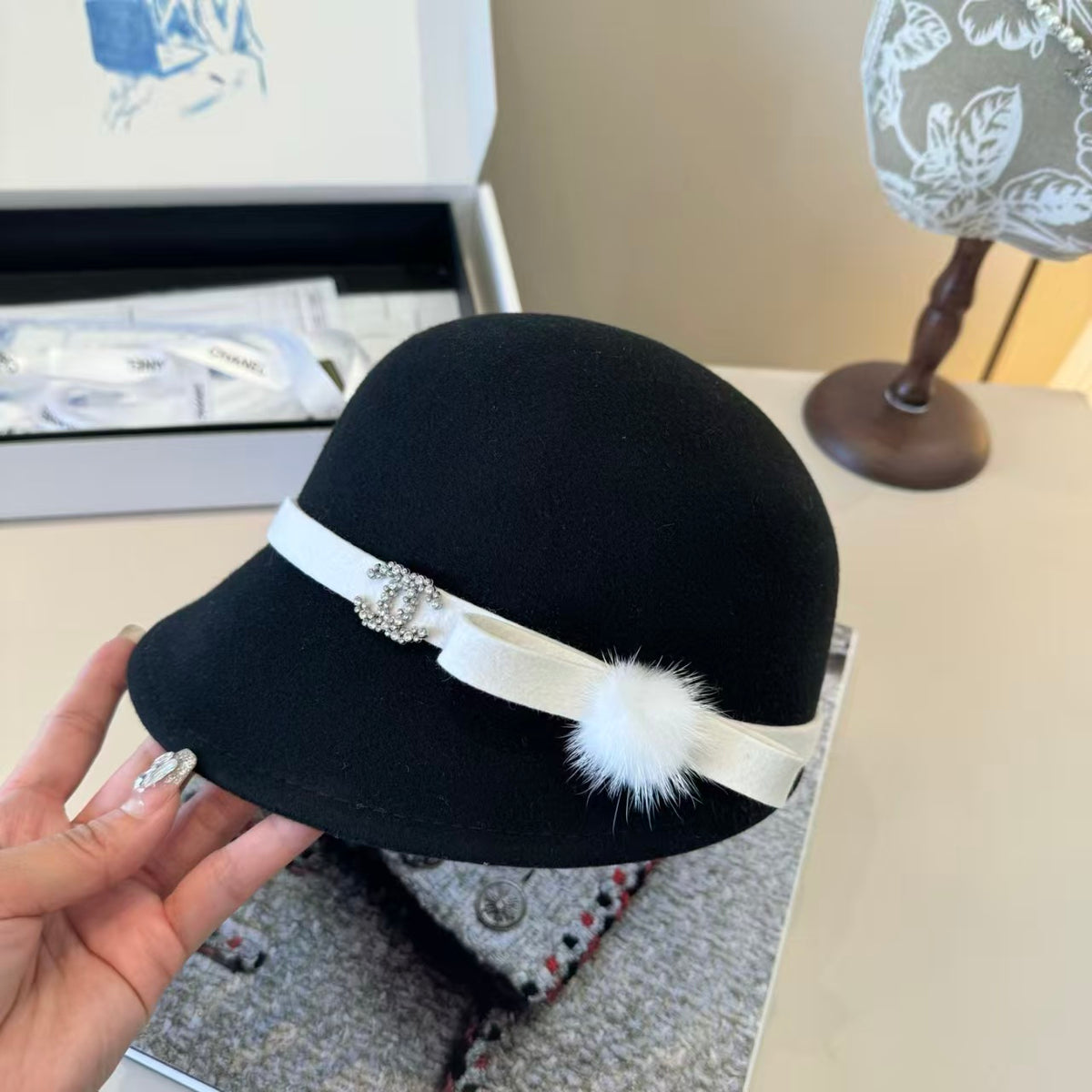 New wool military hat