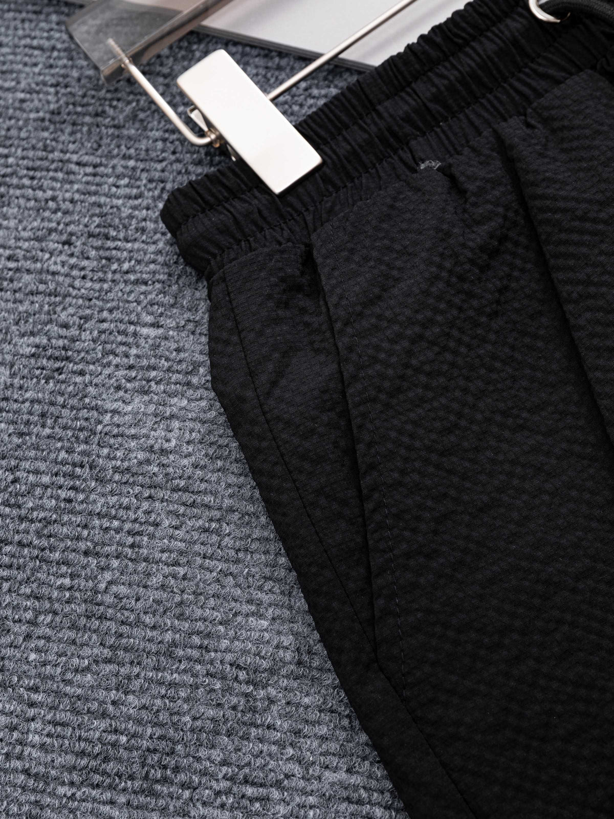 New waffle milk silk quick drying beach shorts