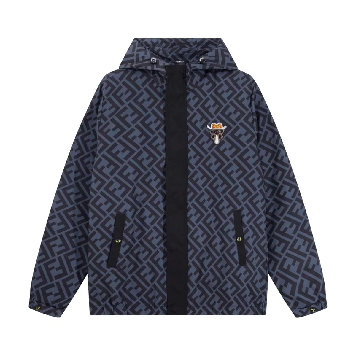 New embroidered hooded jacket
