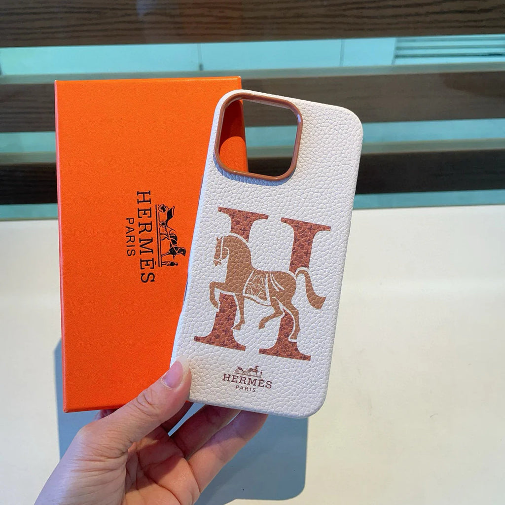 All inclusive lychee patterned phone case