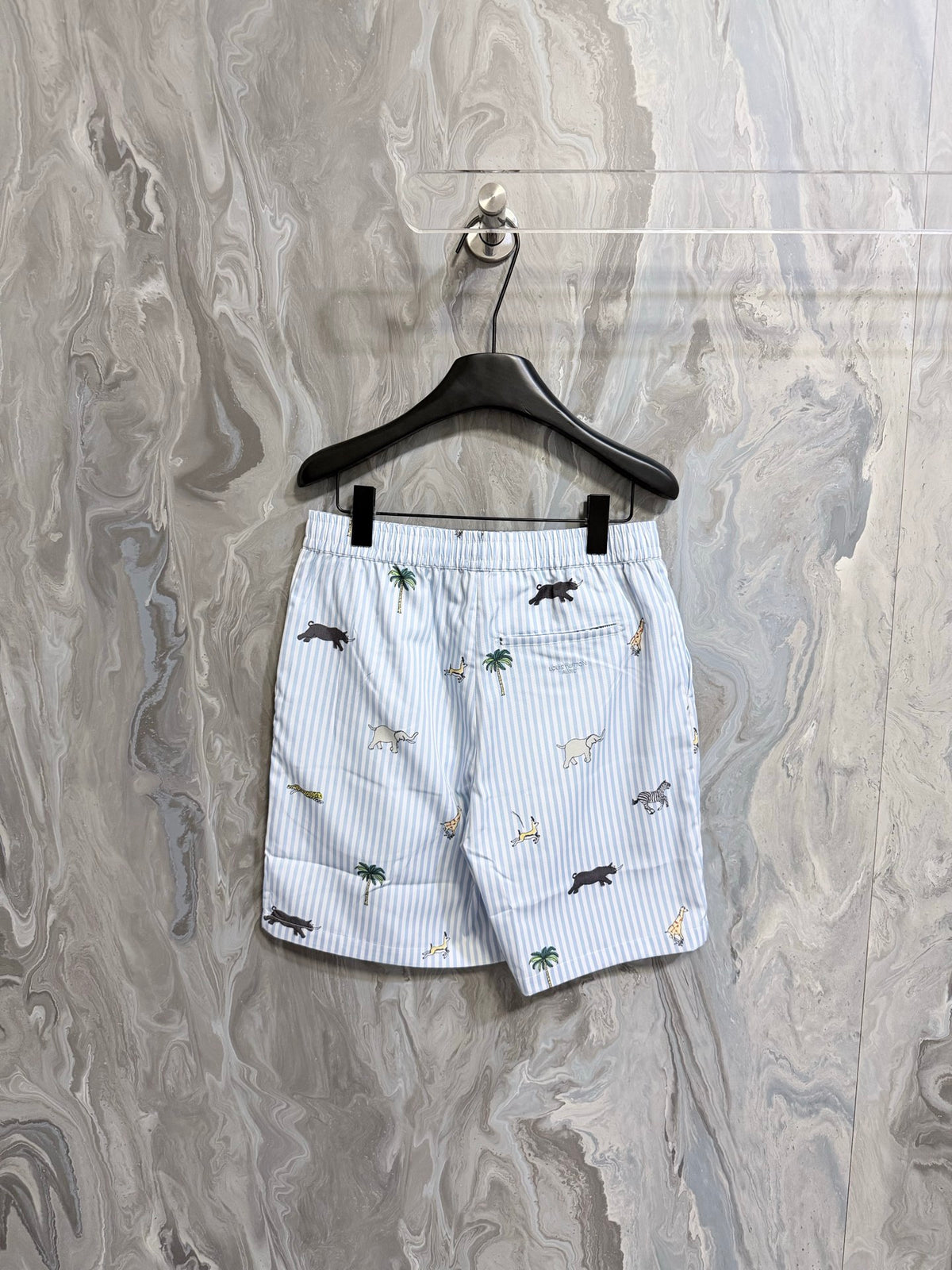 New striped shorts